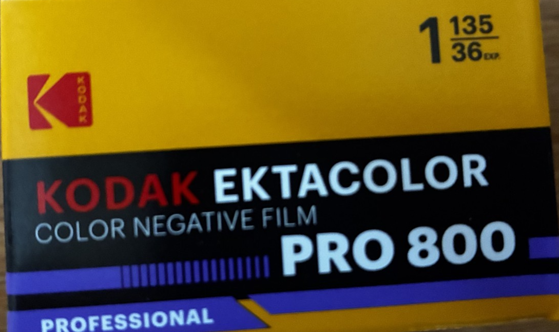 Kodak Ektacolor Pro 800 35mm color negative film, 2-pack, 36 exposures per roll