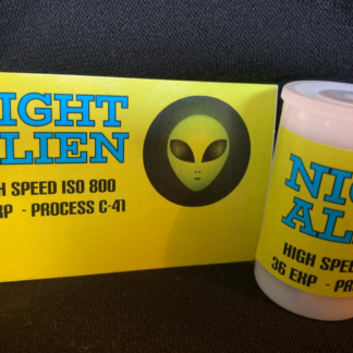 Night Alien 800D high-speed color negative 35mm film, 36 exposures, C-41