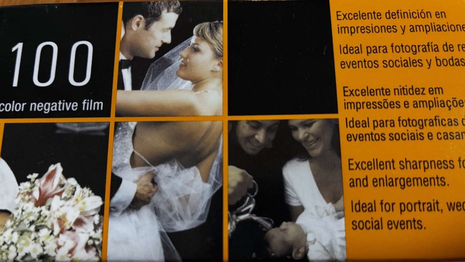 Kodak Pro Image 100 35mm color negative film, 5-pack, 36 exposures per roll