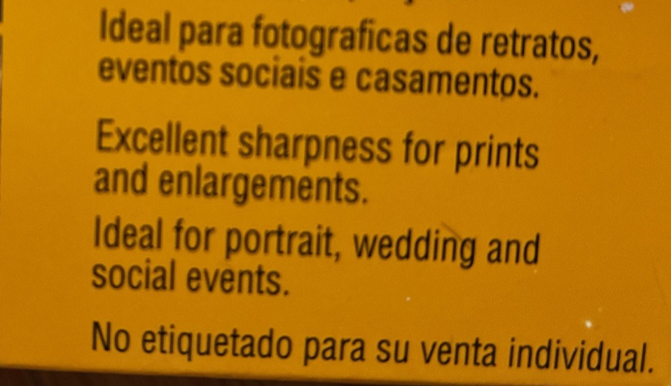 Kodak Pro Image 100 35mm color negative film, 5-pack, 36 exposures per roll