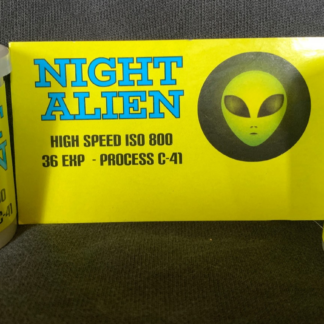 Night Alien 800D high-speed color negative 35mm film, 2-pack, 36 exposures, C-41