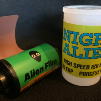 Night Alien 800D high-speed color negative 35mm film, 2-pack, 36 exposures, C-41