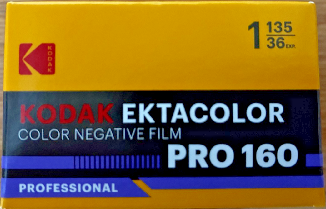 Kodak Ektacolor Pro 160 35mm color negative film, 2-pack, 36 exposures per roll