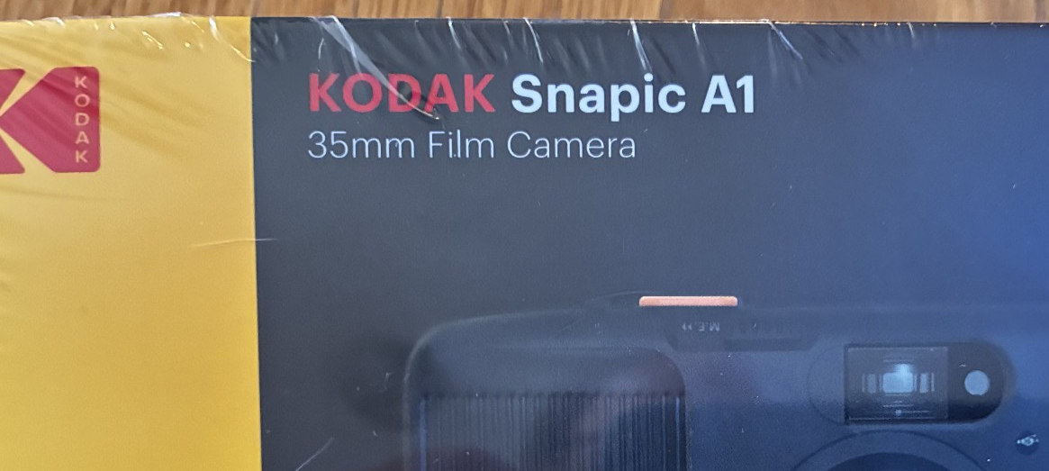 Kodak Snapic A1 35mm full-frame film camera in Rhino Gray