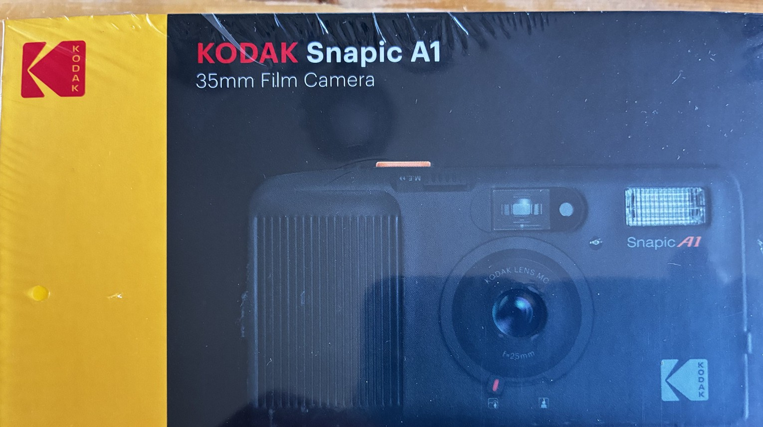 Kodak Snapic A1 35mm full-frame film camera in Rhino Gray