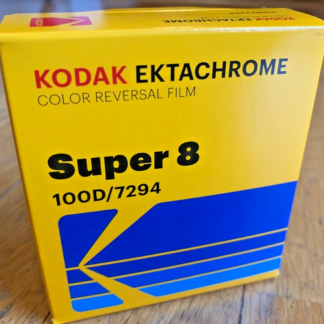 Kodak Ektachrome 100D Super 8 color reversal film cartridge #7294