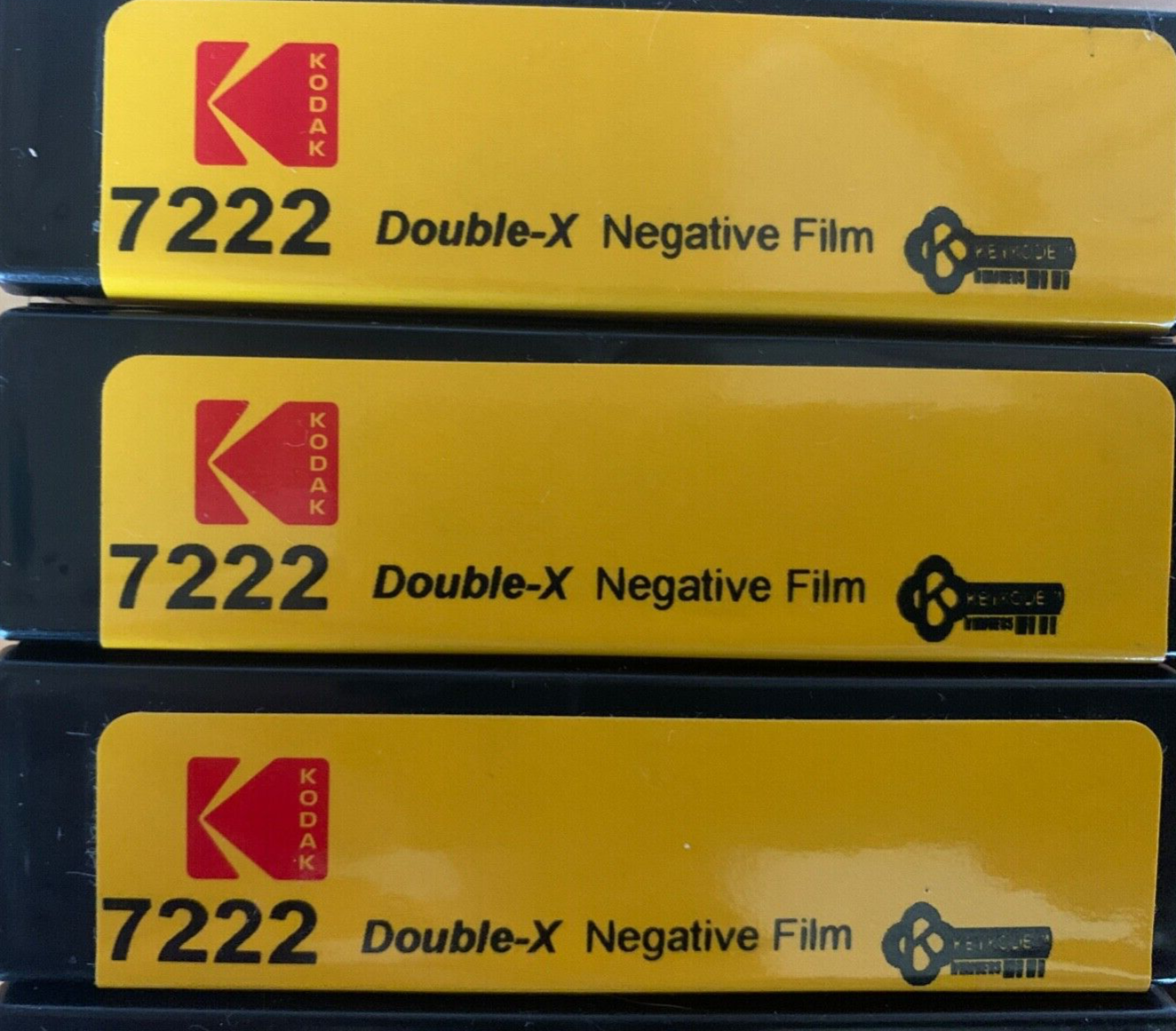 Kodak Double-X 16mm black and white negative film #7222, 100ft roll