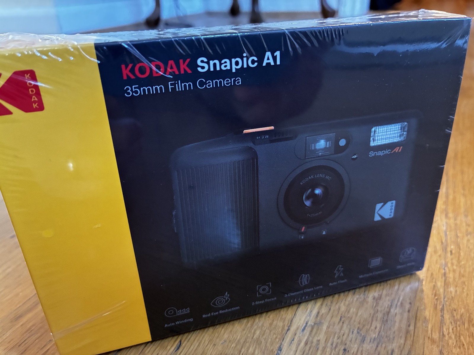 Kodak Snapic A1 35mm full-frame film camera in Rhino Gray