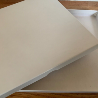 Super 8 400ft white cardboard storage box for home movie film reels