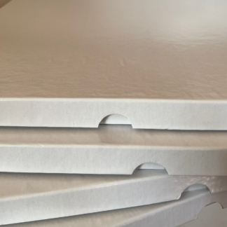Super 8 800ft white cardboard storage box for an 800ft reel