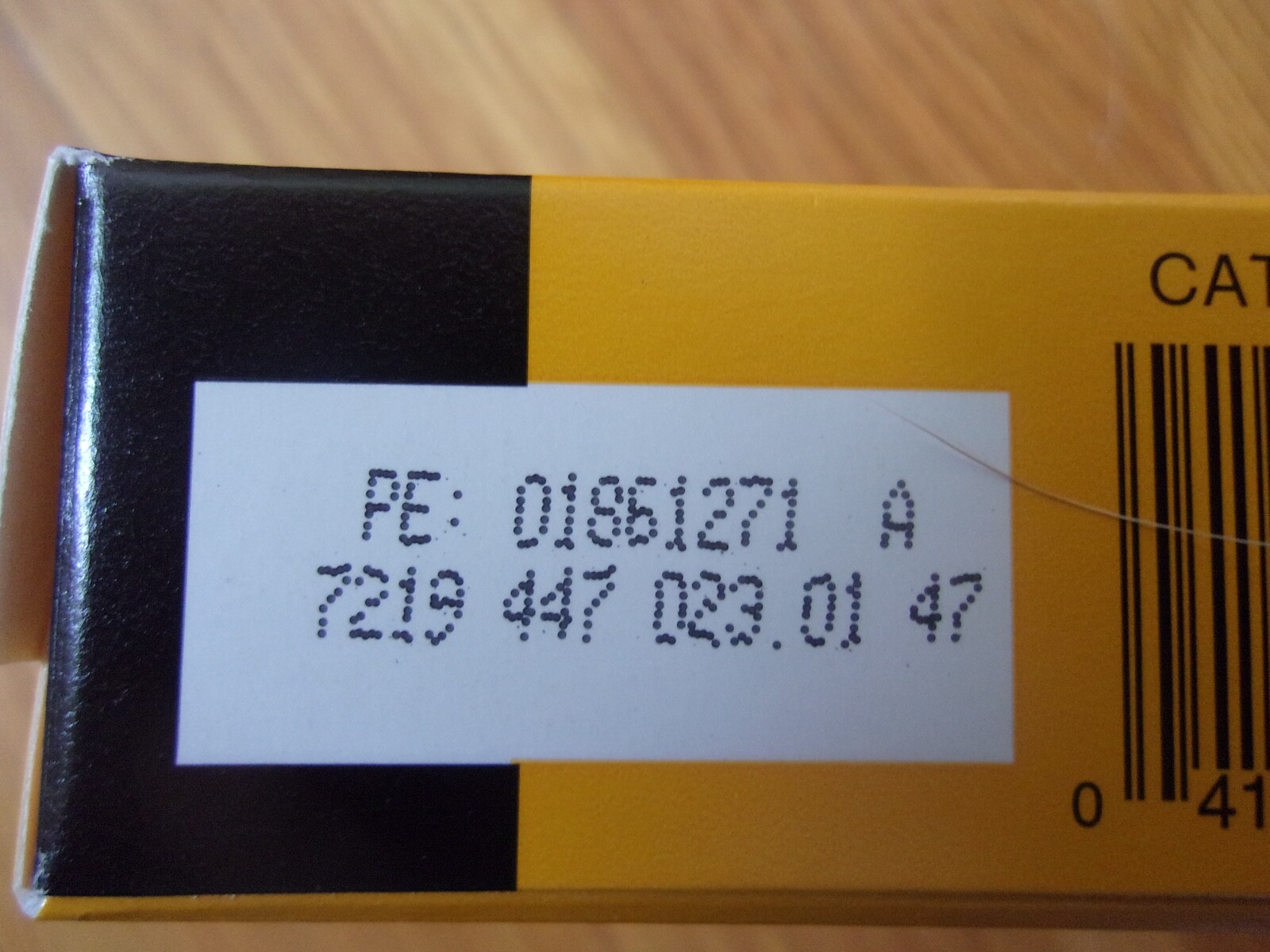 Kodak Vision3 500T Super 8 color negative film cartridge #7219, AHU processed, no remjet