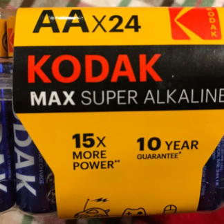 Kodak Max Super Alkaline AA batteries, 24-pack, 1.5V LR6