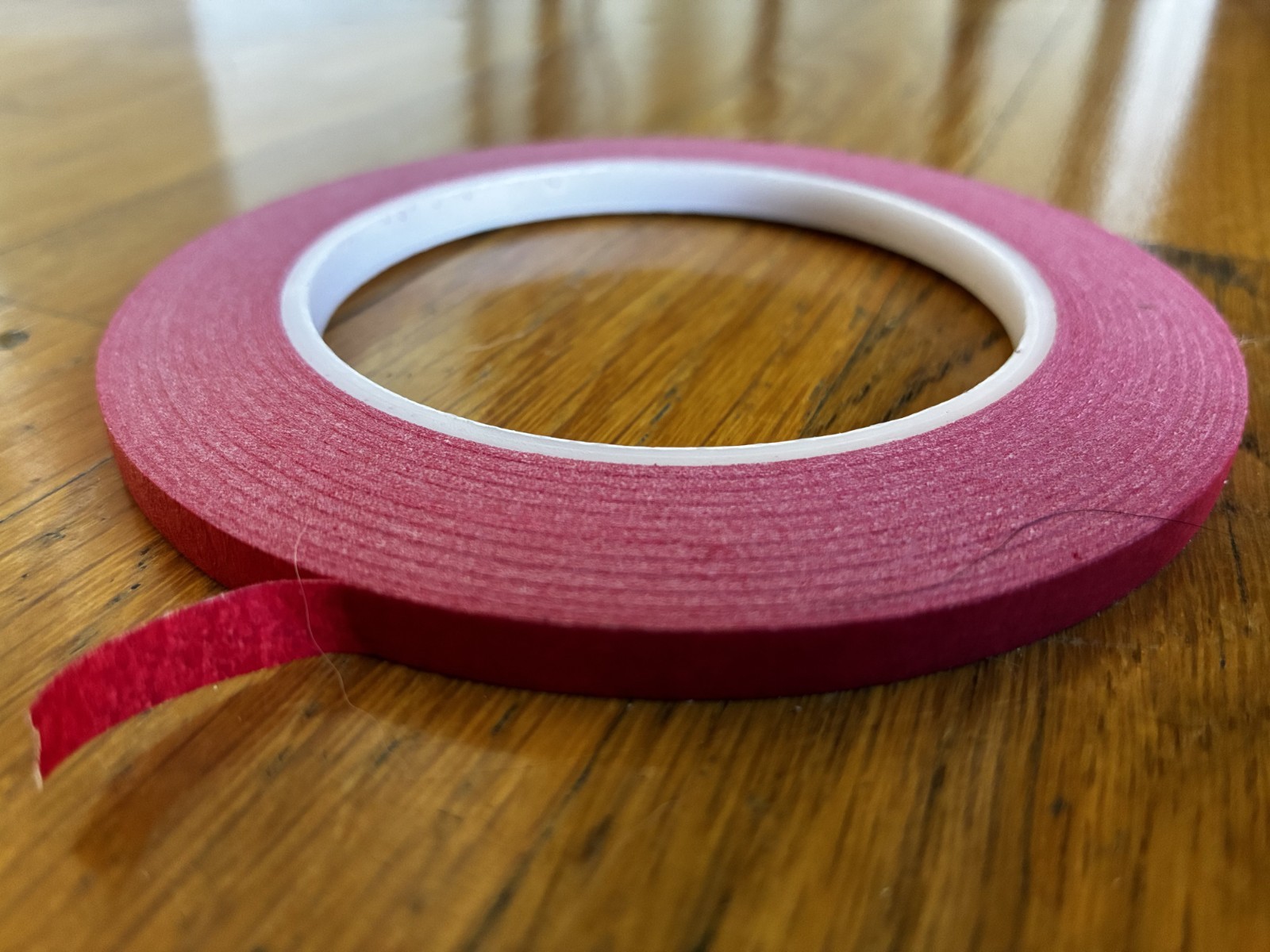 Super 8 and Regular 8mm red 1/4-inch masking tape, 60 yards, for taping film ends
