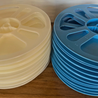 Super 8 400ft plastic movie film reels, pack of 16