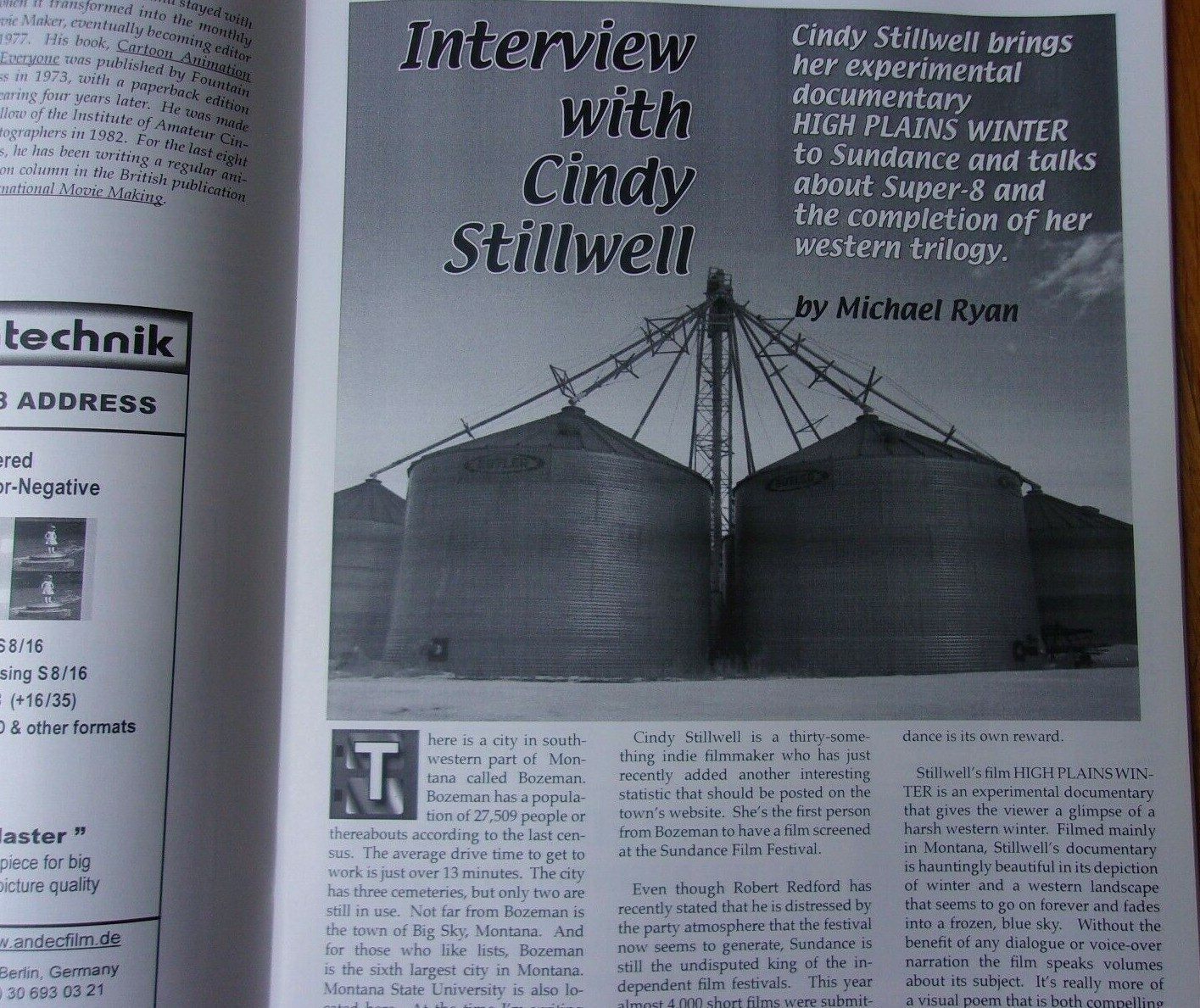Super 8 Today Magazine issue #3, March 2006, cover