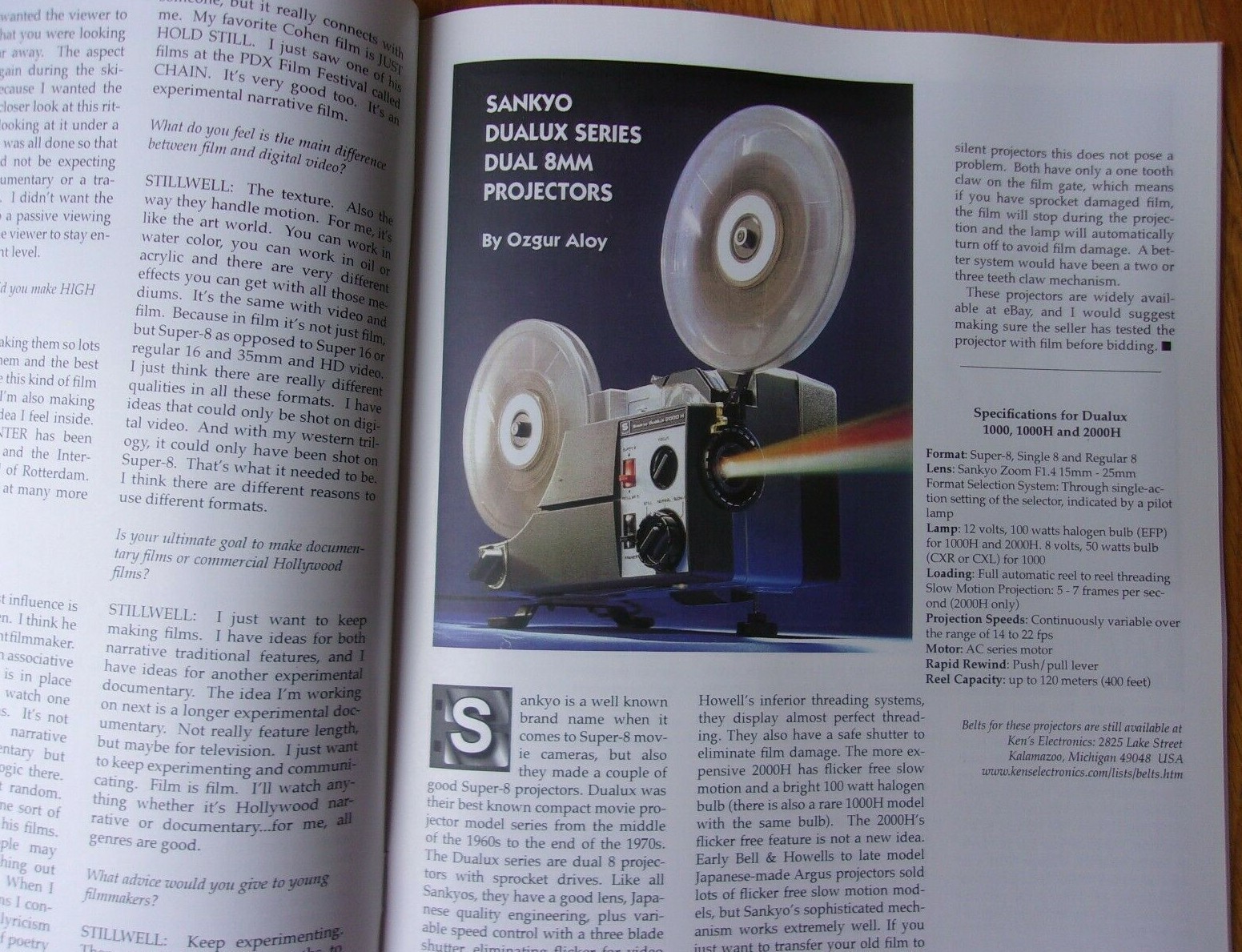 Super 8 Today Magazine issue #3, March 2006, cover