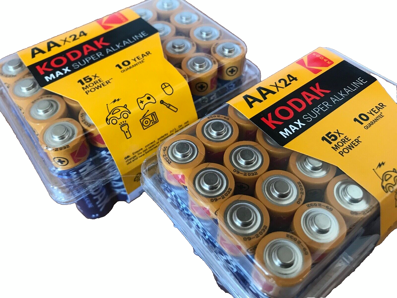 Kodak Max Super Alkaline AA batteries, 48-pack, 1.5V LR6