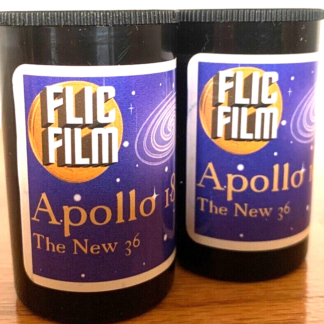 Flic Film Apollo 18 ISO 400 color negative 35mm film, 2-pack, 18 exposures for 36 half-frame