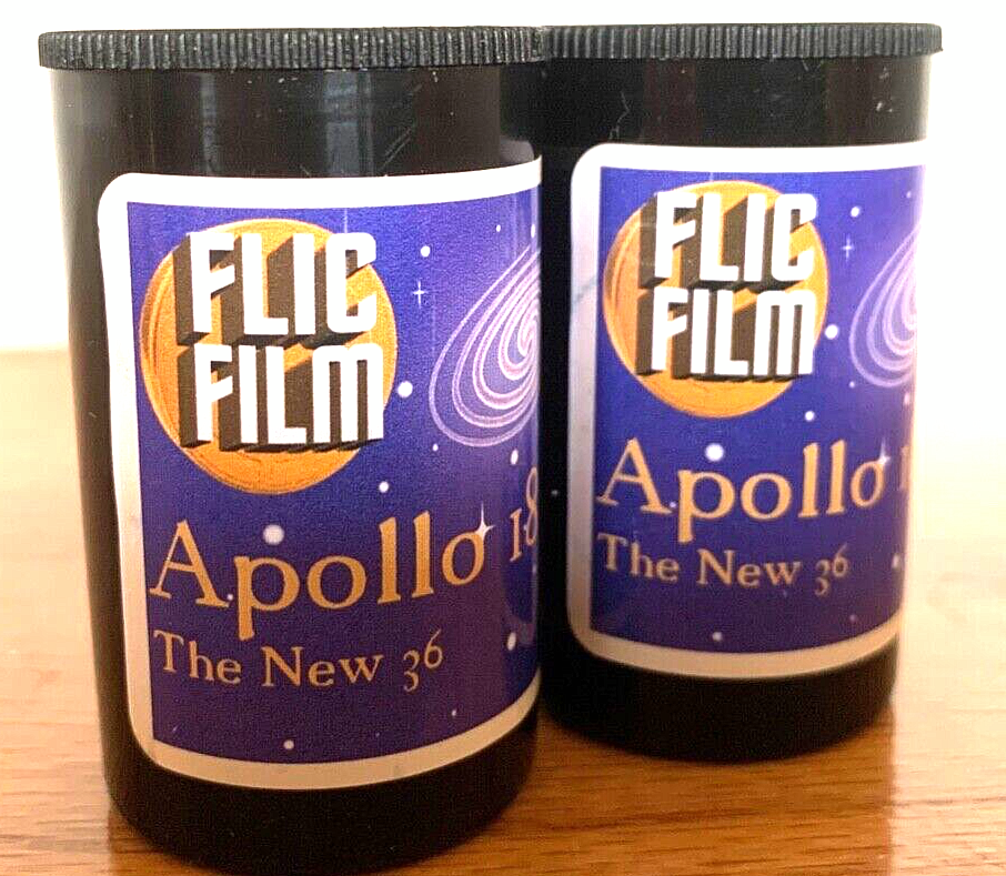 Flic Film Apollo 18 ISO 400 color negative 35mm film, 2-pack, 18 exposures for 36 half-frame
