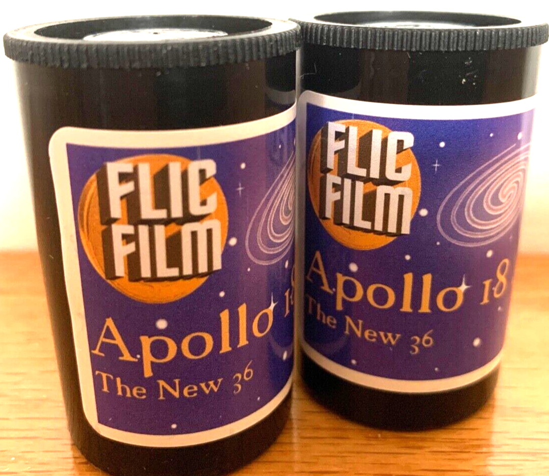 Flic Film Apollo 18 ISO 400 color negative 35mm film, 2-pack, 18 exposures for 36 half-frame