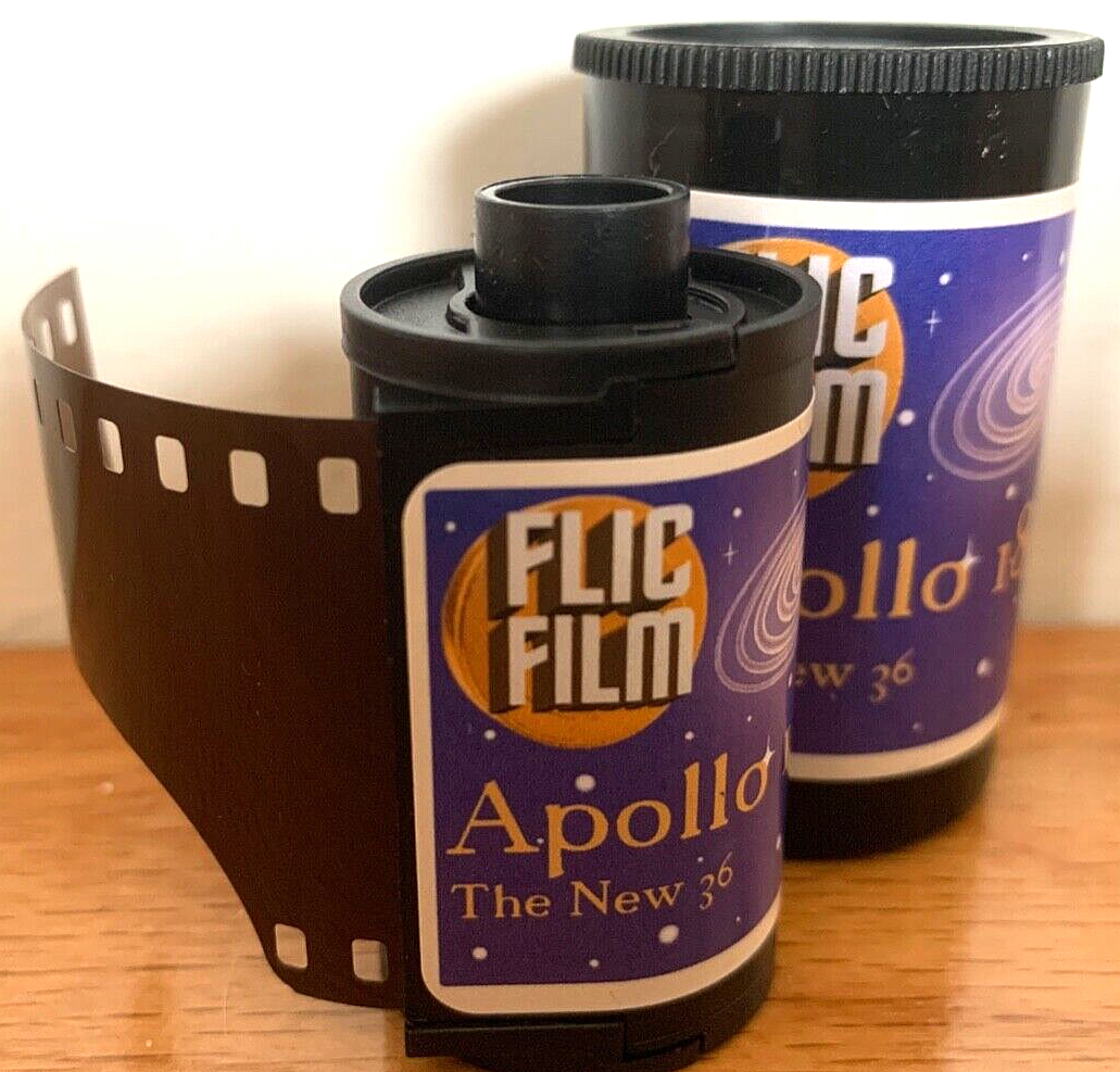 Flic Film Apollo 18 ISO 400 color negative 35mm film, 2-pack, 18 exposures for 36 half-frame