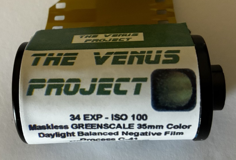 The Venus Project ISO 100 color negative 35mm experimental film