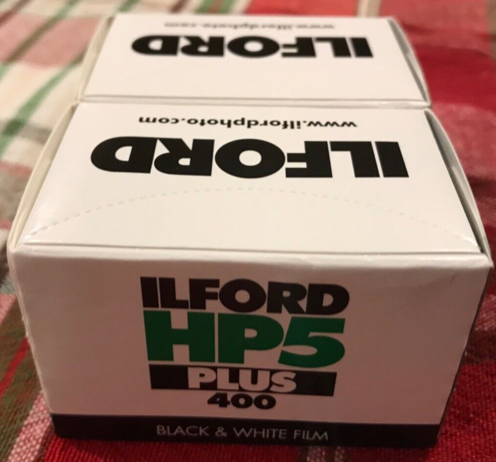 Ilford HP5 Plus 400 black and white negative 35mm film, 2-pack, 36 exposures
