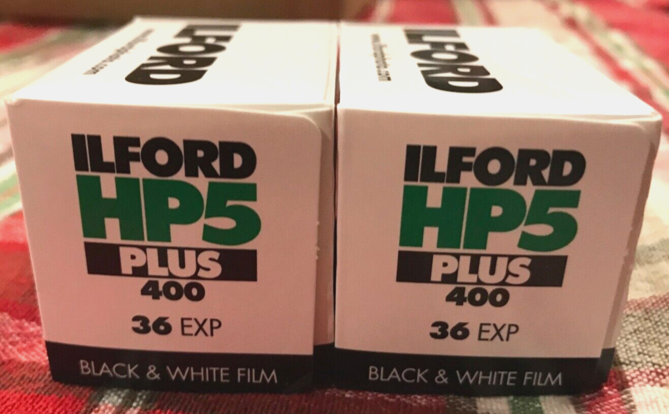 Ilford HP5 Plus 400 black and white negative 35mm film, 2-pack, 36 exposures