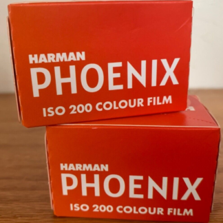 Harman Phoenix 35mm color negative film, 2-pack, ISO 200, 36 exposures, C-41, limited edition