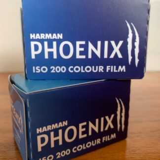 Harman Phoenix II 35mm color negative film, 2-pack, ISO 200, 36 exposures, limited edition