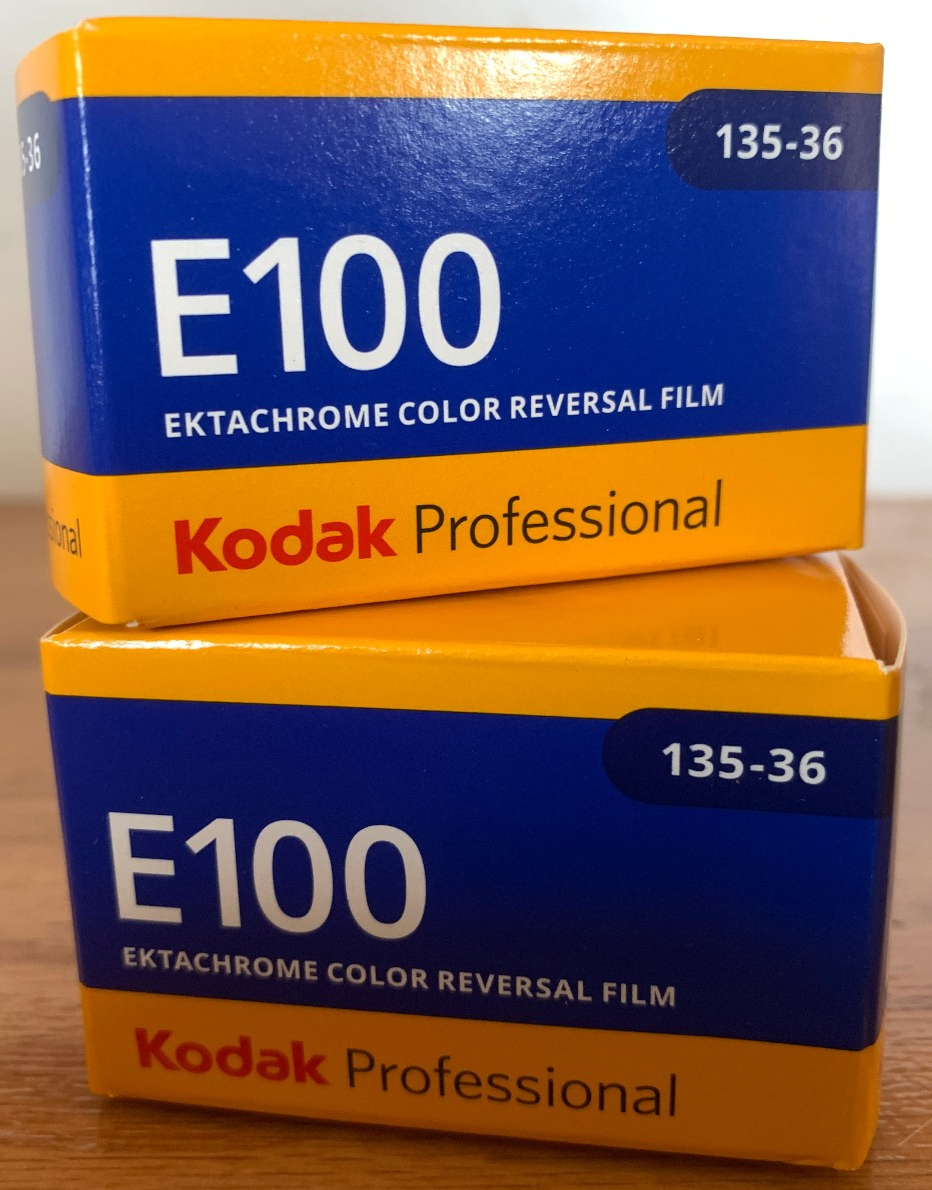 Kodak Ektachrome E100 35mm color reversal slide film, 2-pack, 36 exposures