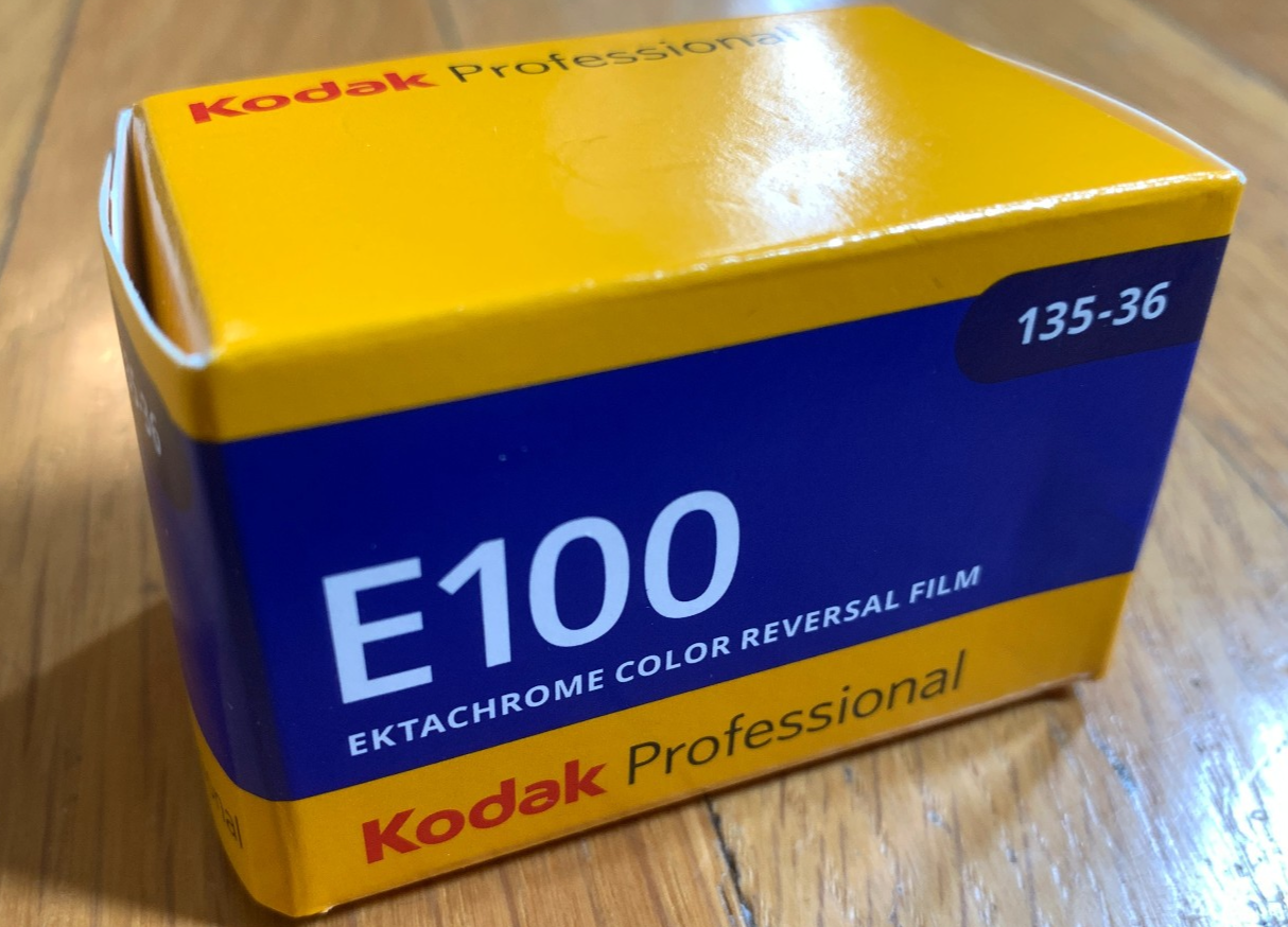 Kodak Ektachrome E100 35mm color reversal slide film, 2-pack, 36 exposures