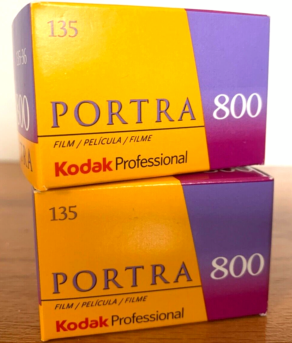 Kodak Portra 800 35mm color negative film, 2-pack, 36 exposures per roll