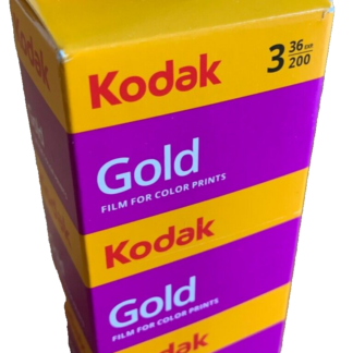 Kodak Gold 200 35mm color negative film, 3-pack, 36 exposures per roll