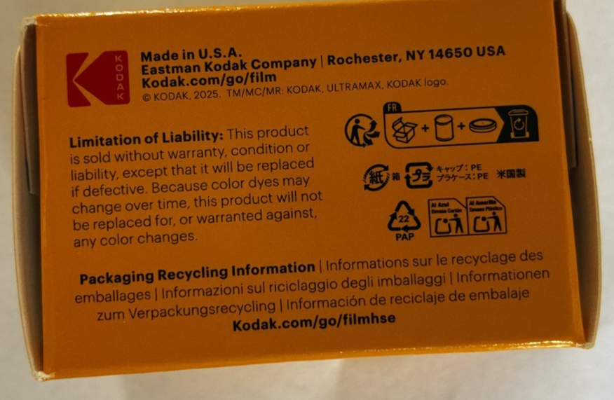 KODAK ULTRAMAX 2-Pack 400 ISO 35mm Color Negative Film 24 exp per roll