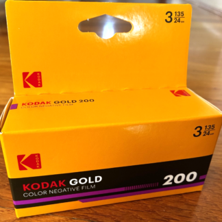 KODAK GOLD 200 ISO 35mm Color Negative Film 3-Pack 24 exp per roll